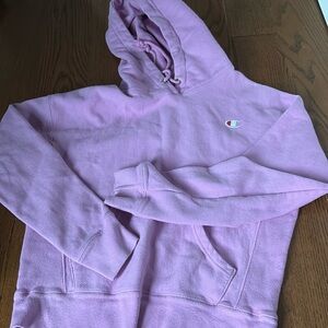 Champion Reverse weave bubblegum pink hoodie